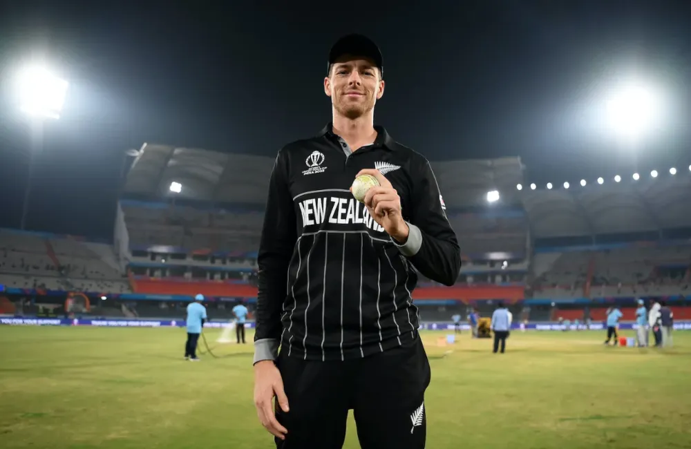 Mitchell Santner NZ vs NED Hyderabad CWC