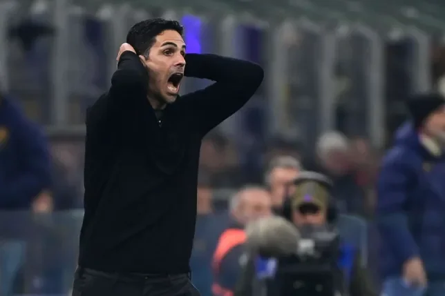 Mikel Arteta uefa champions league 2024 Metro.scorimg