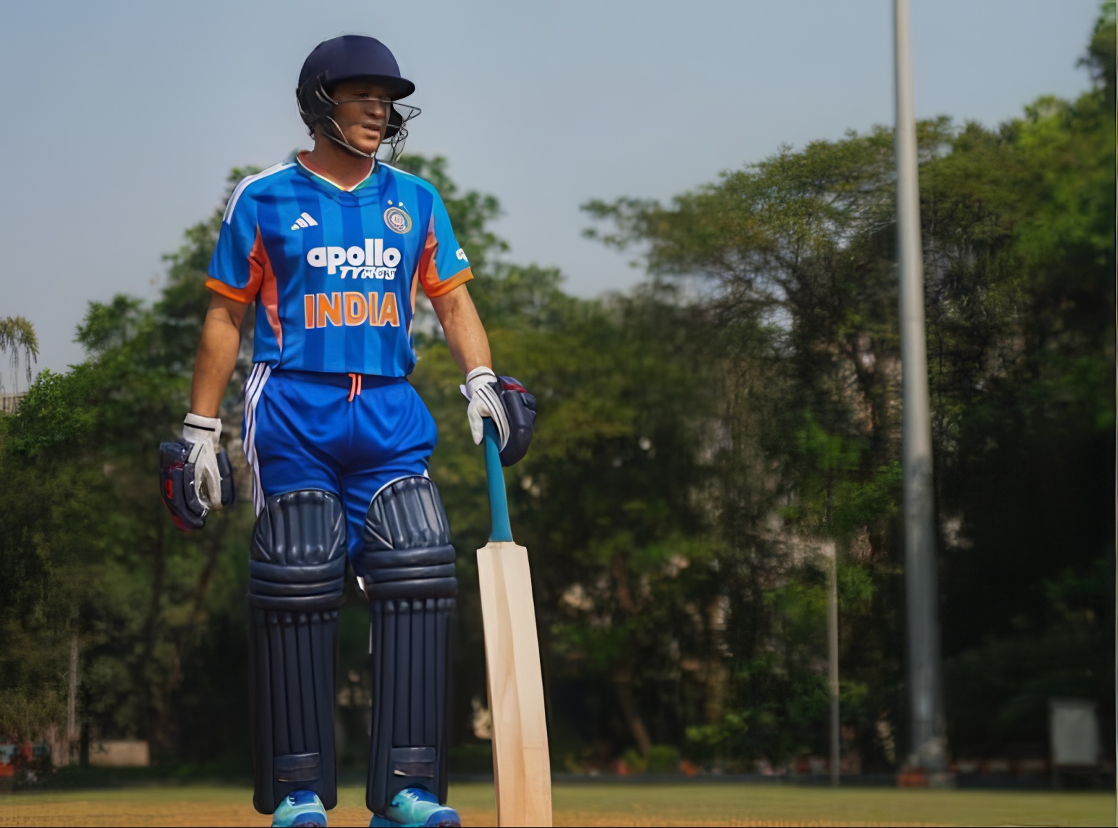Cricket Twitter Goes Nostalgic Seeing Sachin Tendulkar in Blue