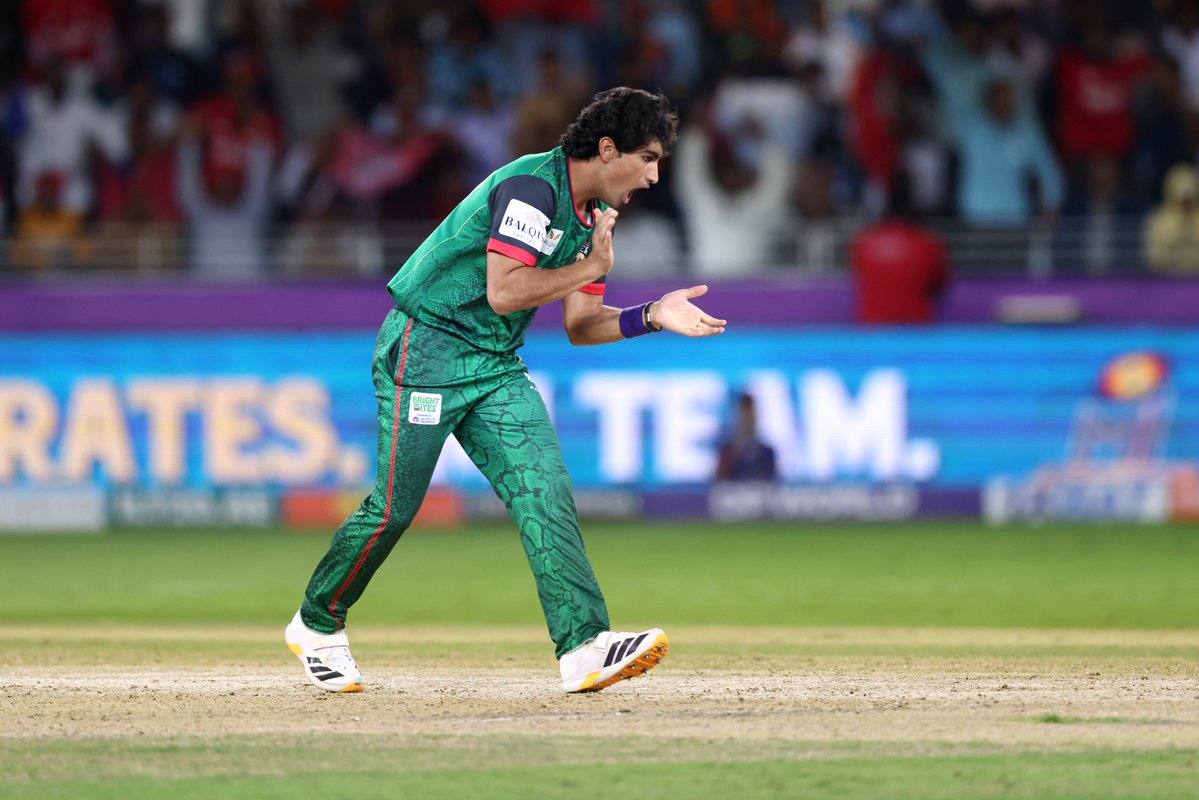 Watch, ILT20 | Naseem Shah and Kieron Pollard cross swords to ramp up high-octane summit clash