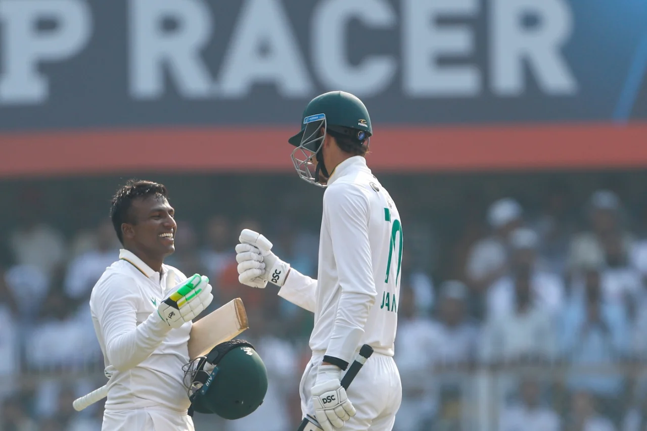 IND vs SA | Senuran Muthusamy ton and Marco Jansen blitz wear India out as Proteas pile up 489 on Day 2