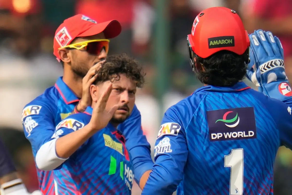 AI Simulation, DC vs CSK | Kuldeeps spin web seals Delhis clinical win