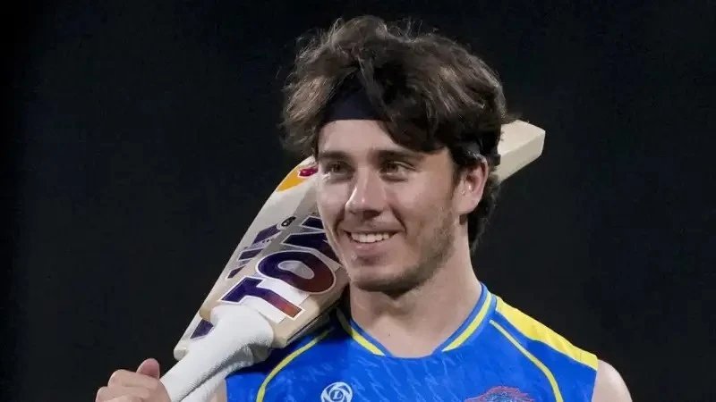 Watch Dewald Brevis Light Up the Nets Before CSK vs DC Clash