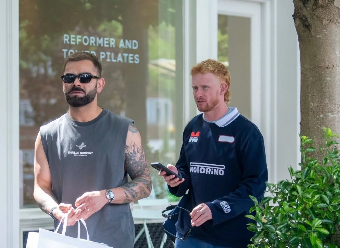 English Star Catches Up with Virat Kohli Ahead of New Zealand Test