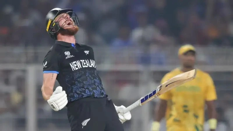 Finn Allen Nearly Matches Virat Kohlis Rare Dot Ball Record in Semi-final
