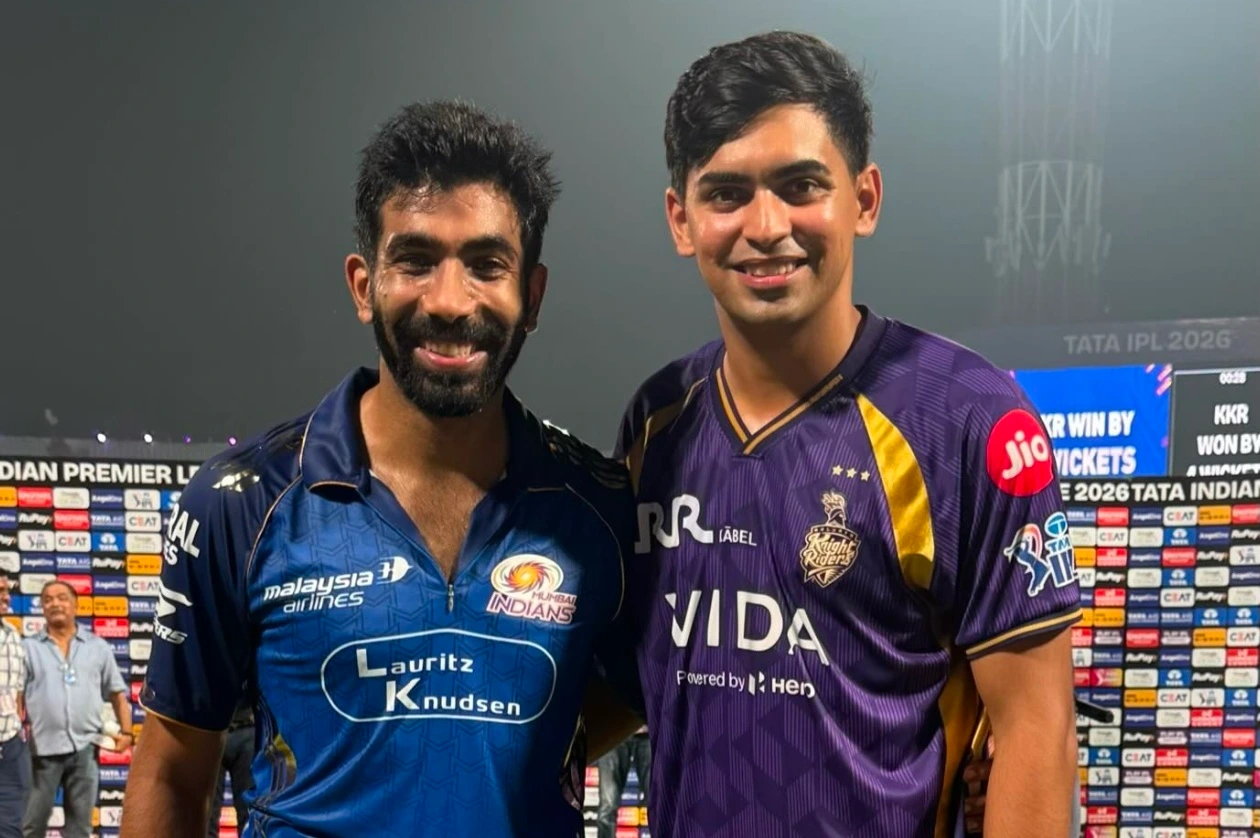Kartik Tyagis Priceless Fanboy Moment with Jasprit Bumrah Wins Hearts