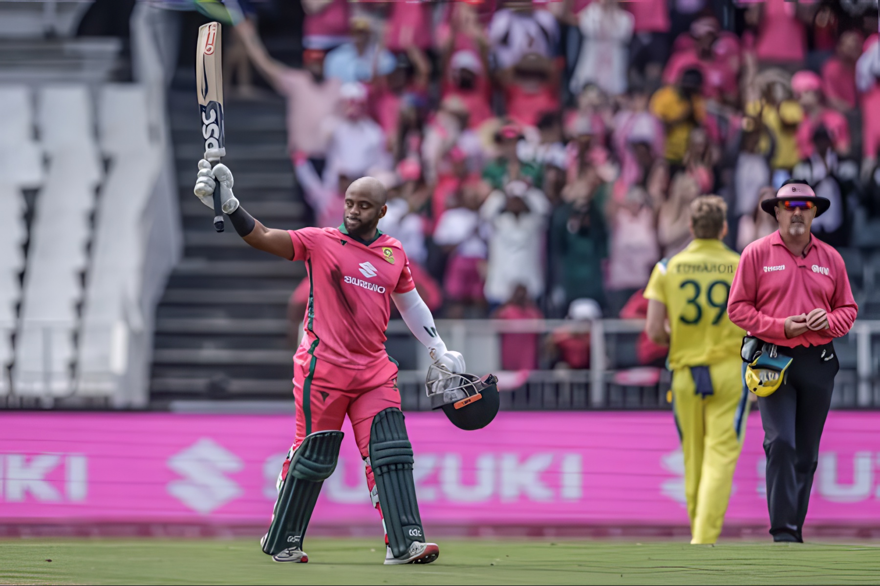 Twitter Goes Wild as Temba Bavuma Smashes 100 Against Australia