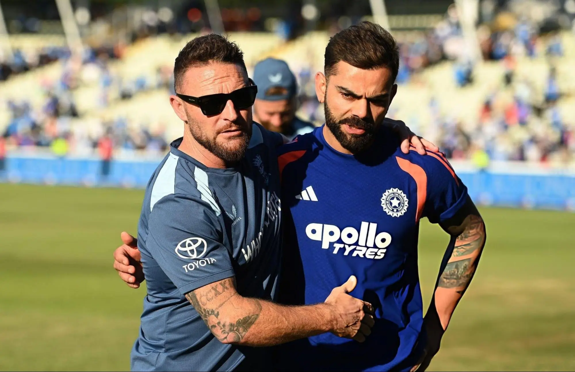 Twitter Reacts as Brendon McCullum and Virat Kohli Share a Special Moment