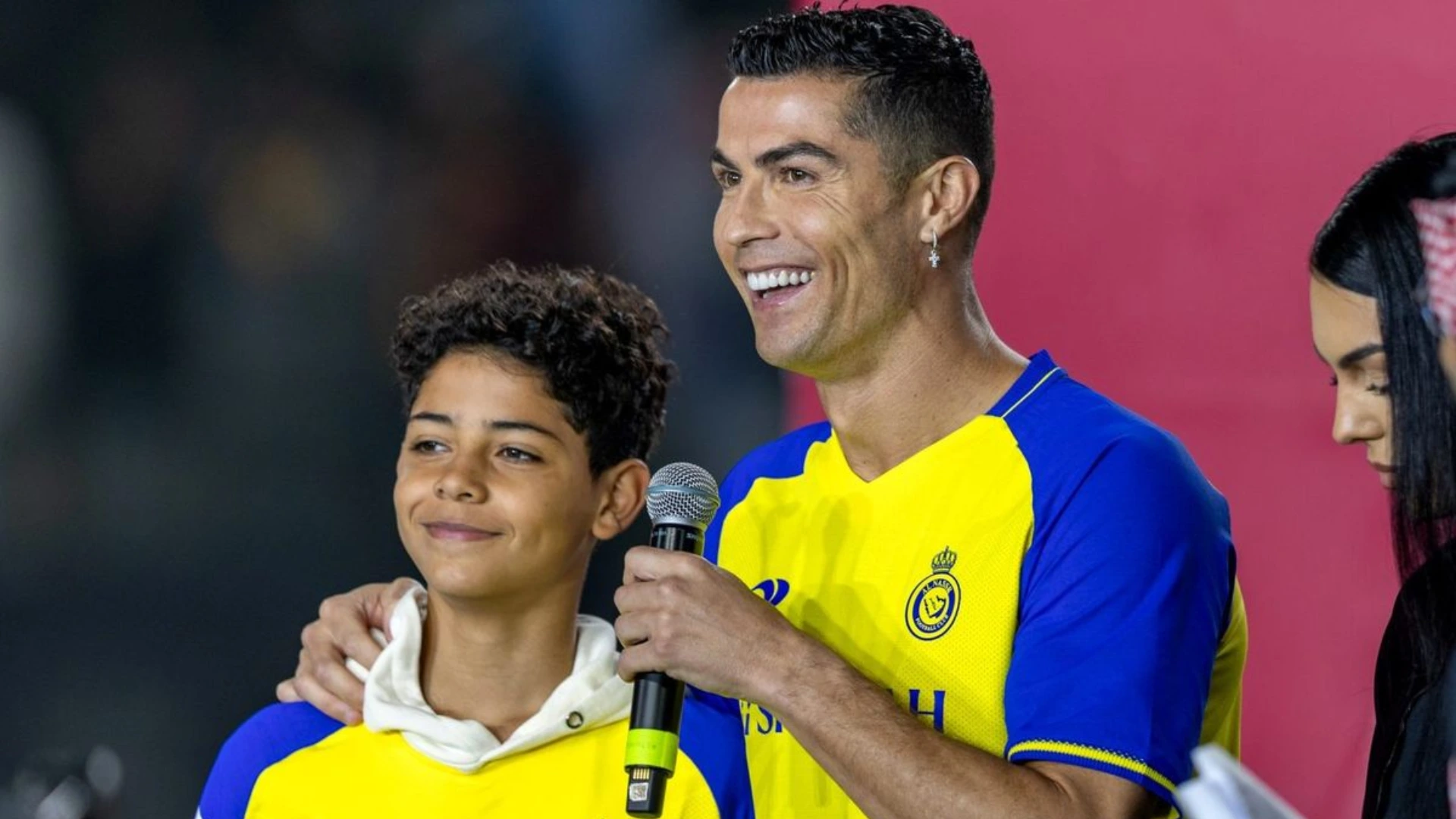 Cristiano Ronaldo and Son Near Historic Al Nassr First Team Moment