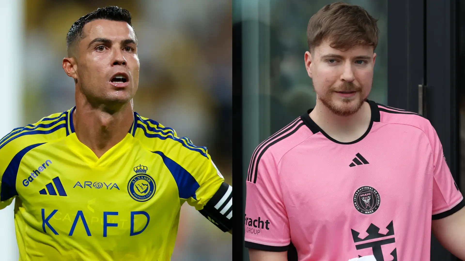  MrBeast Surprised by Cristiano Ronaldo During Filming