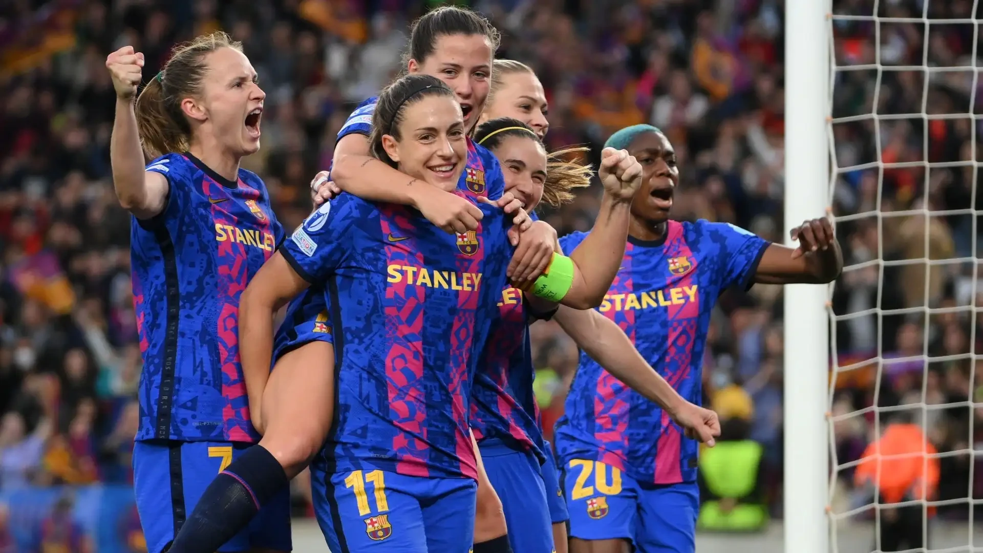 Barcelona Women Crush Real Madrid Women 6-0 to Reach UWCL Semi Finals