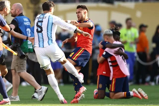 Paredes-Garcia Clash Overshadows Spains World Cup Triumph