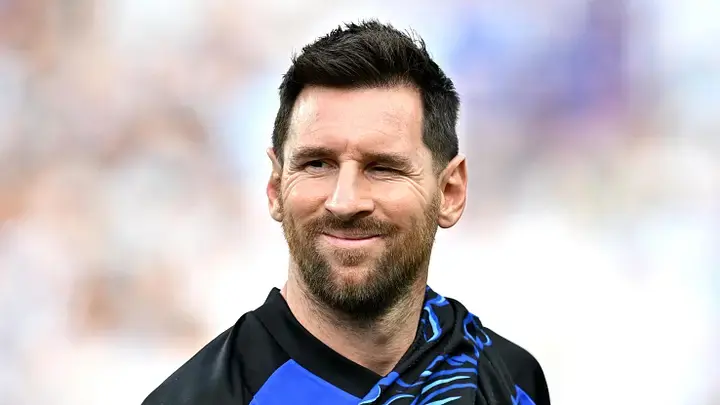 Marcel Reed Presents Texas A&M Jersey to Lionel Messi at Kyle Field