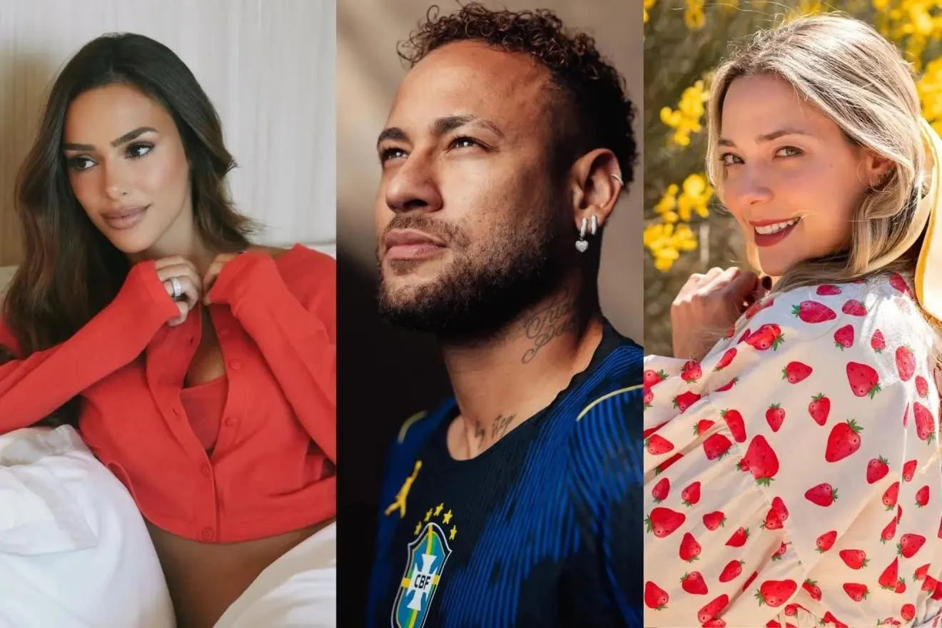 Neymar’s Wife and Ex Turn Awkward Beginnings Into Family Friendship