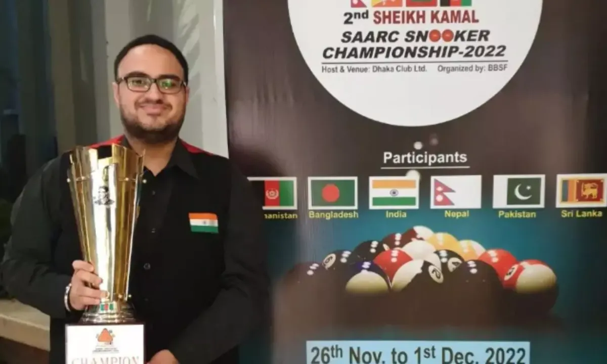 Ishpreet Singh Chadha wins SAARC Snooker Championship