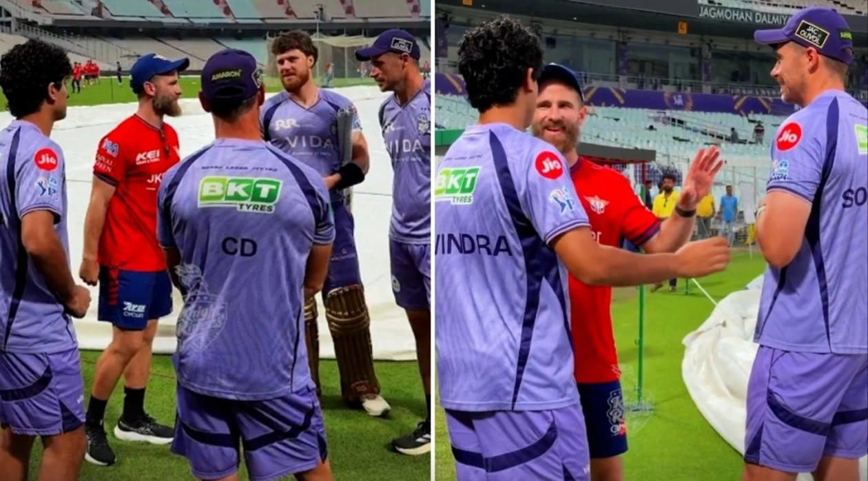 KKR vs LSG| Watch the Reunion Moments of Kiwis Steal the Show Before Match