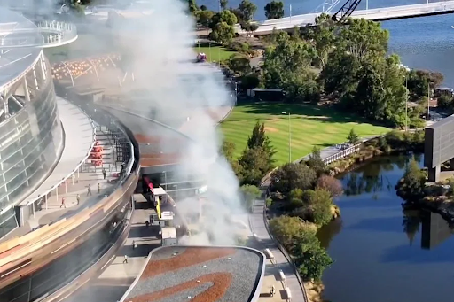 BBL Qualifier | Twitter on edge as fire breaks out in garden lawn ...