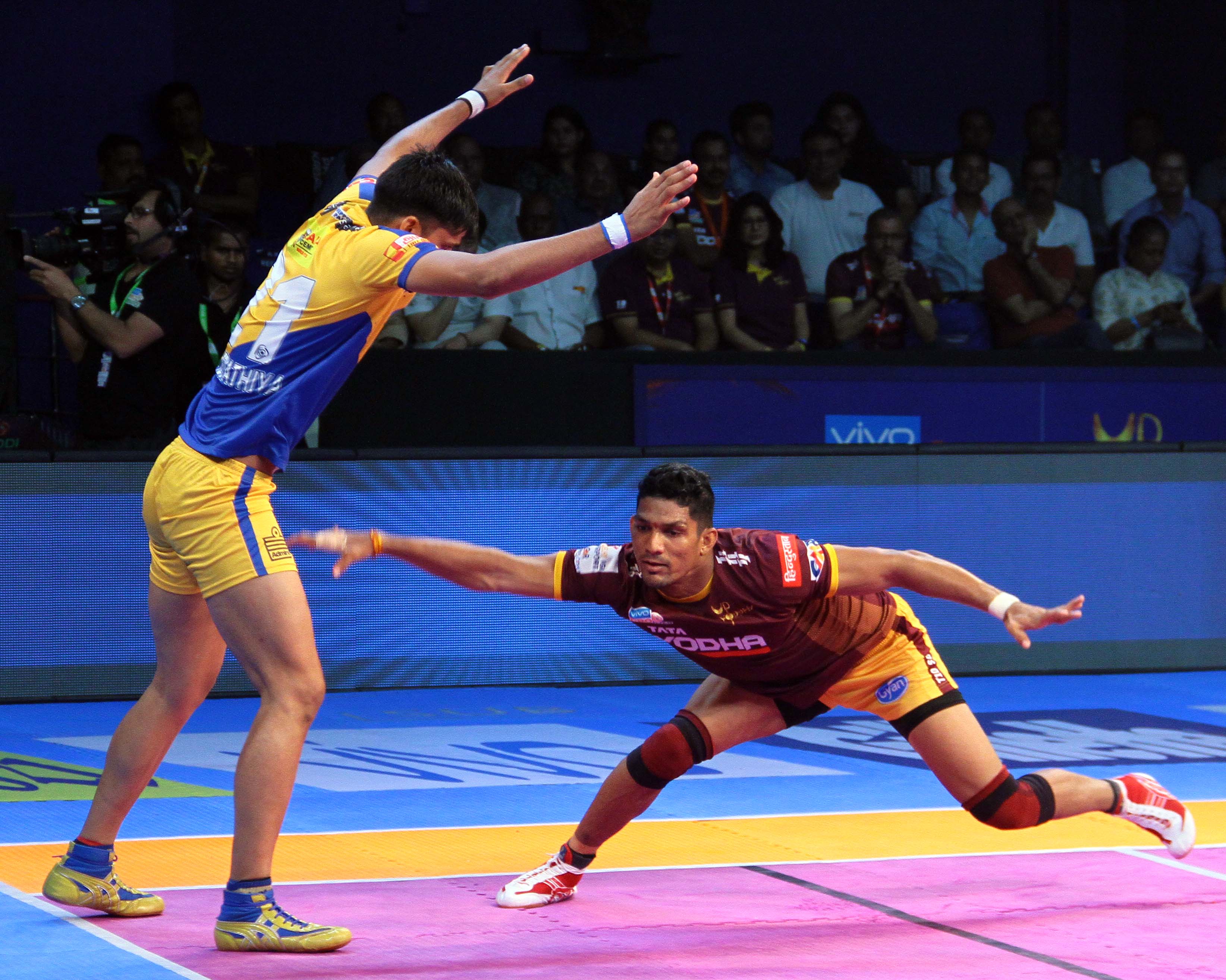 PKL 2017 |  UP Yodha and Tamil Thalaivas play out a pulsating tie