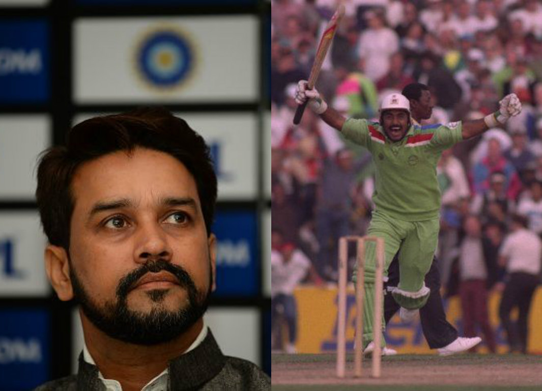 Anurag Thakur slams Javed Miandad's anti-Modi/ India rant