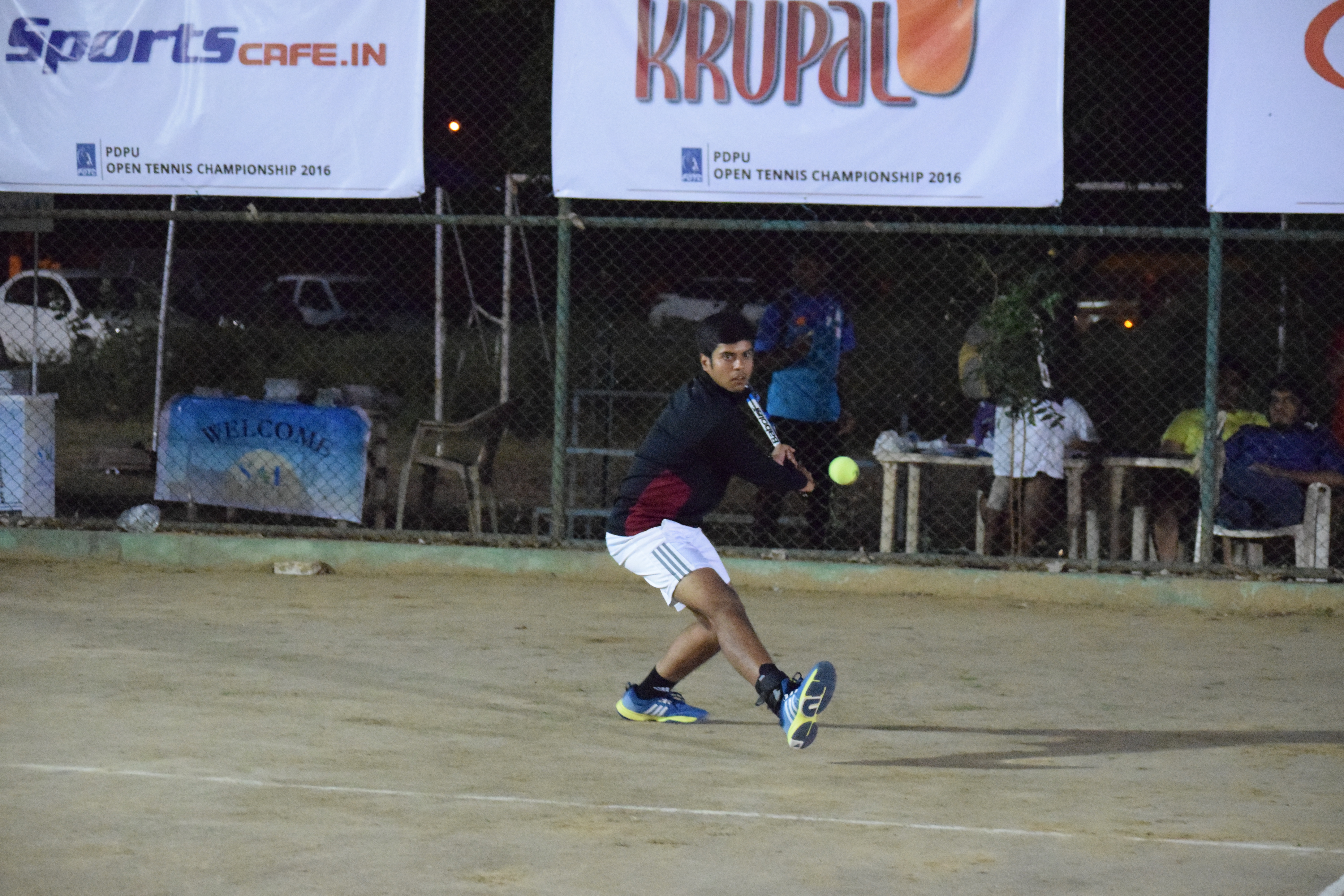 Day 1 Results and Day 2 Fixtures - Live from PDPU Open Tennis Championship 2016