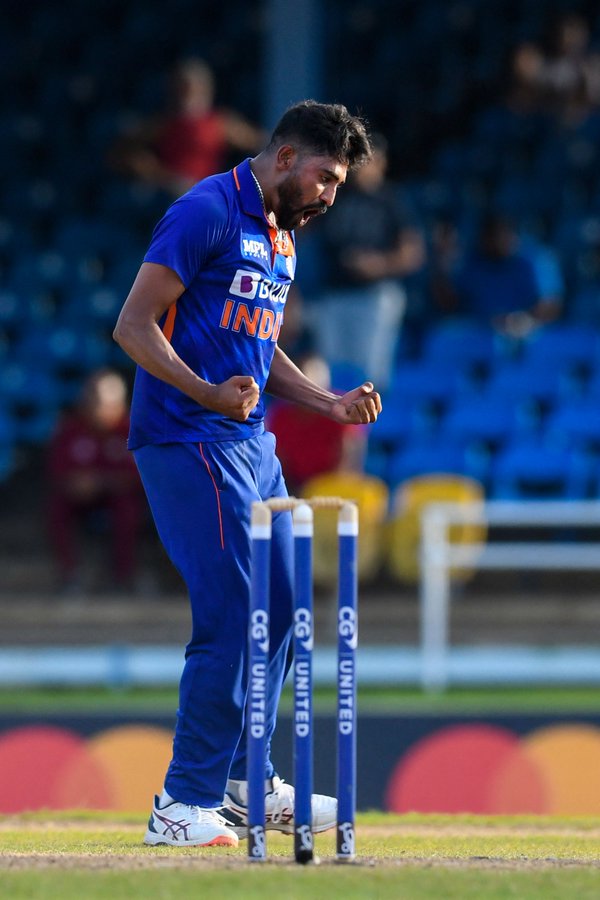 IND vs WI 2022, 3rd ODI | Internet reacts to 'Miyan Bhai's' swinging demons demolishing West Indian hopes