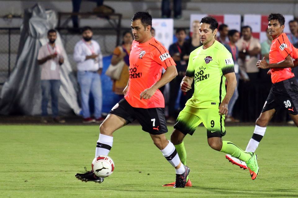MS Dhoni and Virat Kohli star as All Heart FC thrashed All Stars FC in charity match