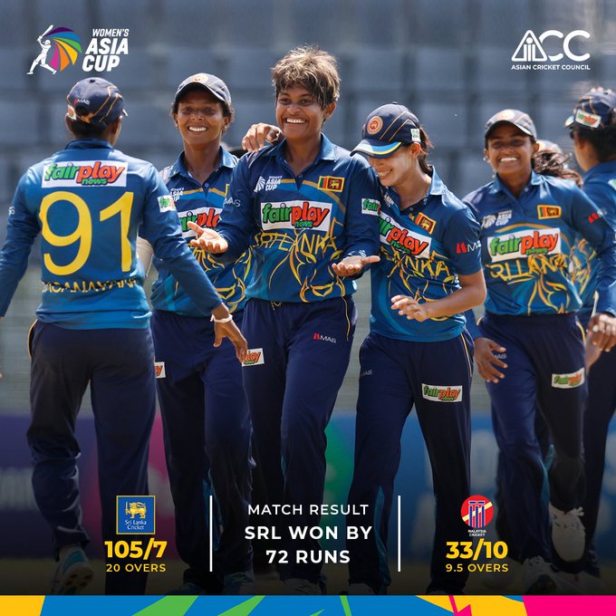 Internet reacts to Hasini Perera's stunning catch being the highlight in Sri Lanka's dominant win over Malaysia