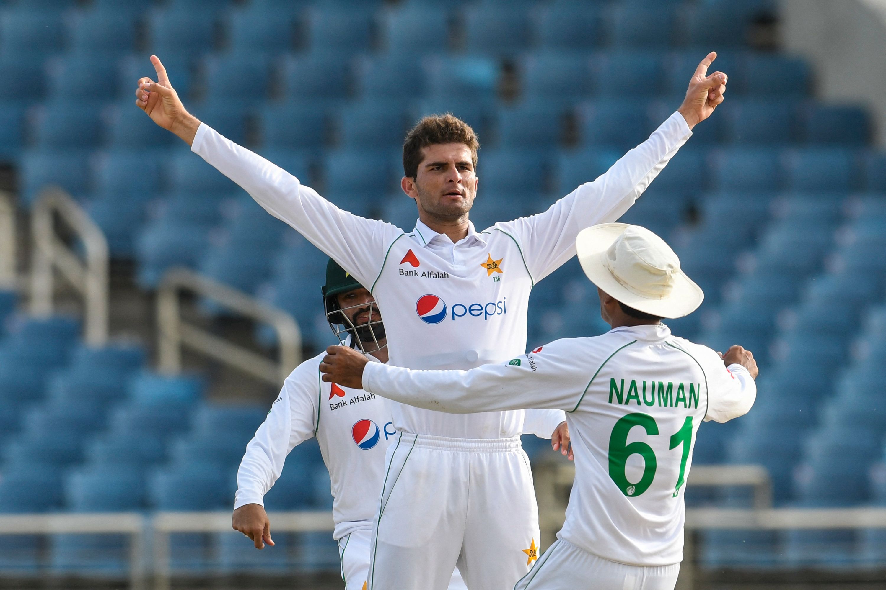 WI vs PAK: Shaheen Shah Afridi takes 10 wickets to help Pakistan level 2-Test series 1-1 