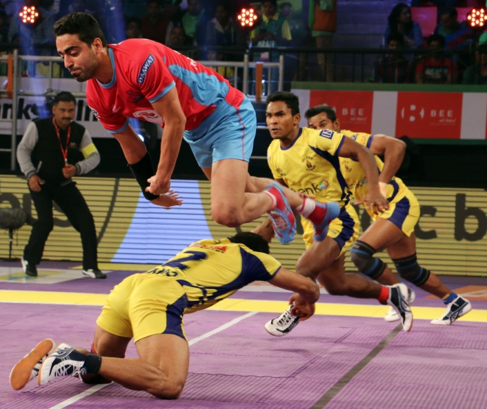 Pro Kabaddi 2016 : Telugu Titans vs Jaipur Pink Panthers | Live scores, match centre, and commentary