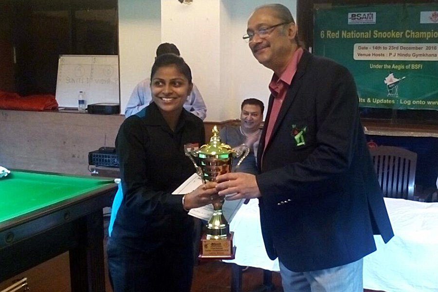 Amee Kamani makes stunning comeback to win senior National women’s snooker semifinal