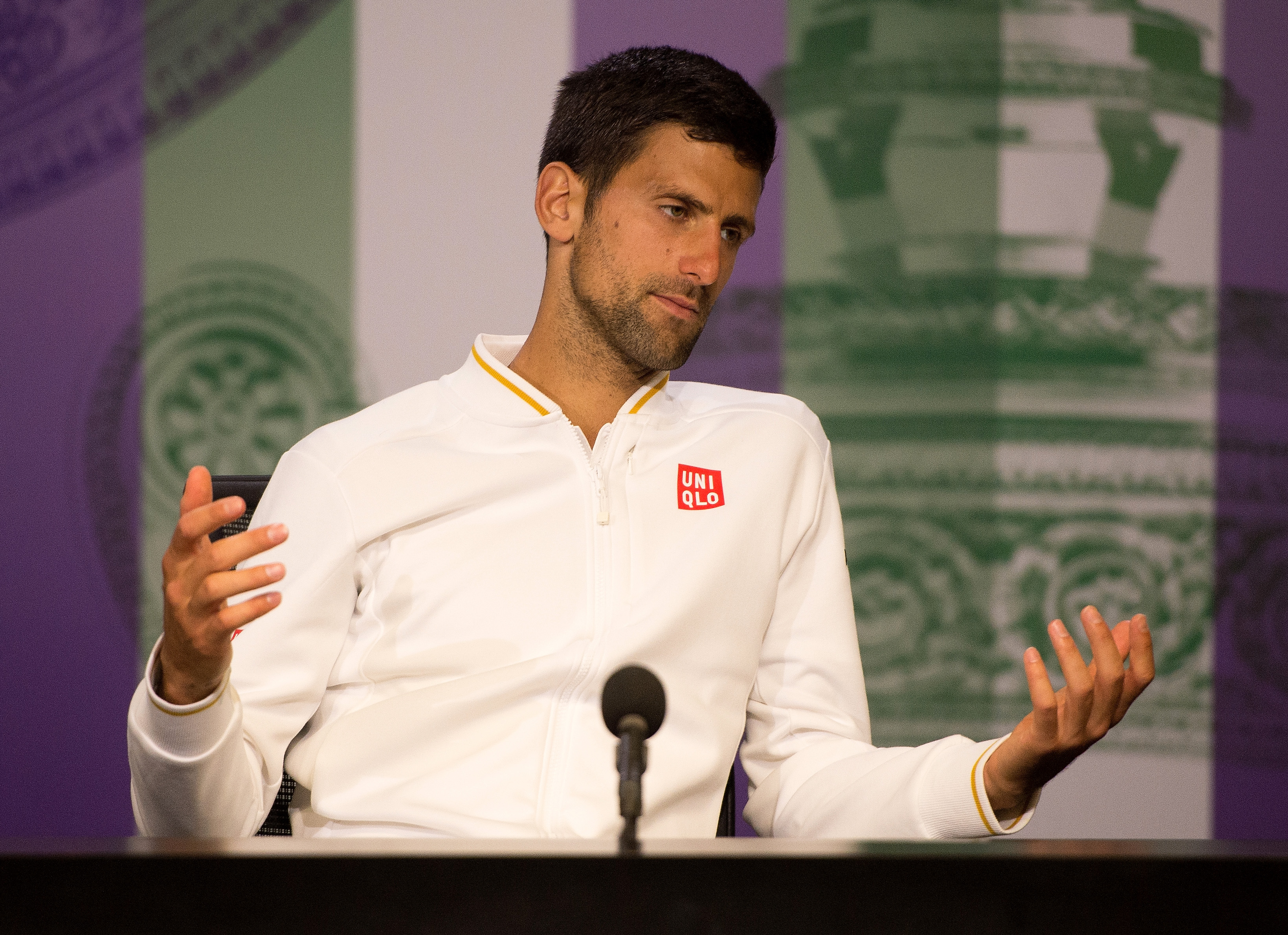 Novak Djokovic played left handed twice after injury, says Guy Forget