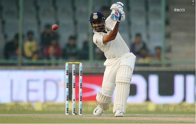 Rahane holds fort for India after Abbott and Piedt put SA in control