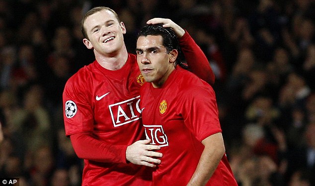 As a strike partner Carlos Tevez was one I enjoyed playing with most, admits Wayne Rooney