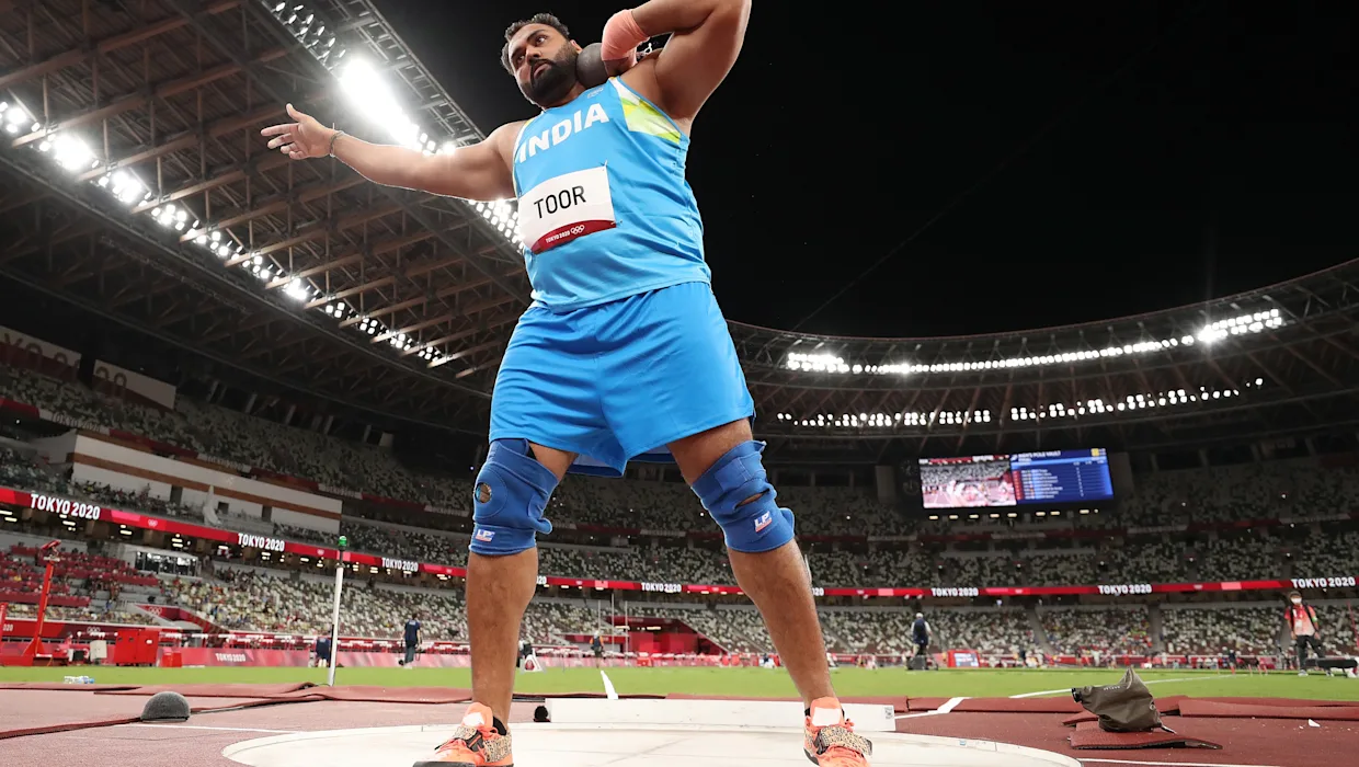 National Federation Cup | Tajinderpal Singh Toor wins gold in shot put, falls short of CWG qualifying mark