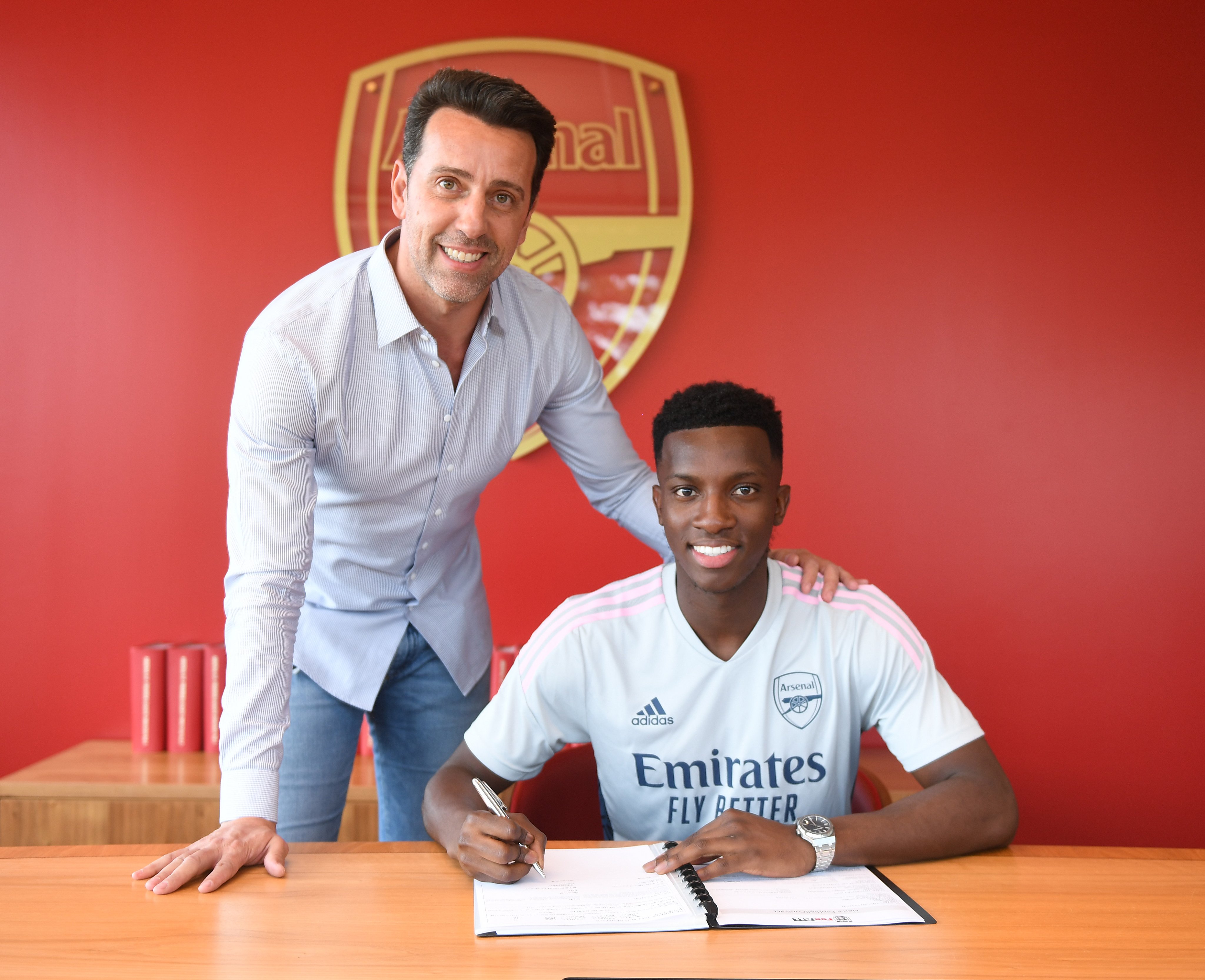 Eddie Nketiah signs new contract with Arsenal until 2027