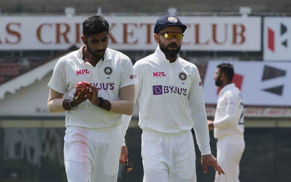 Twitter reacts as Jasprit Bumrah's comedy of errors leave umpire in splits
