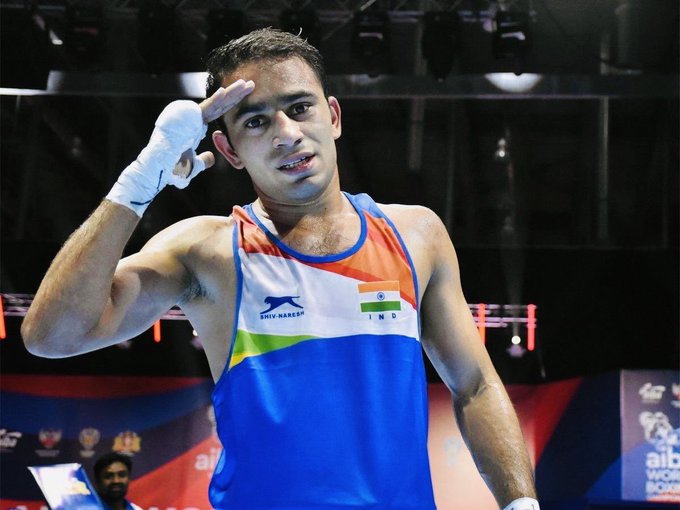 COVID-19 hasn't affected my courage, determination, reveals boxer Amit Panghal