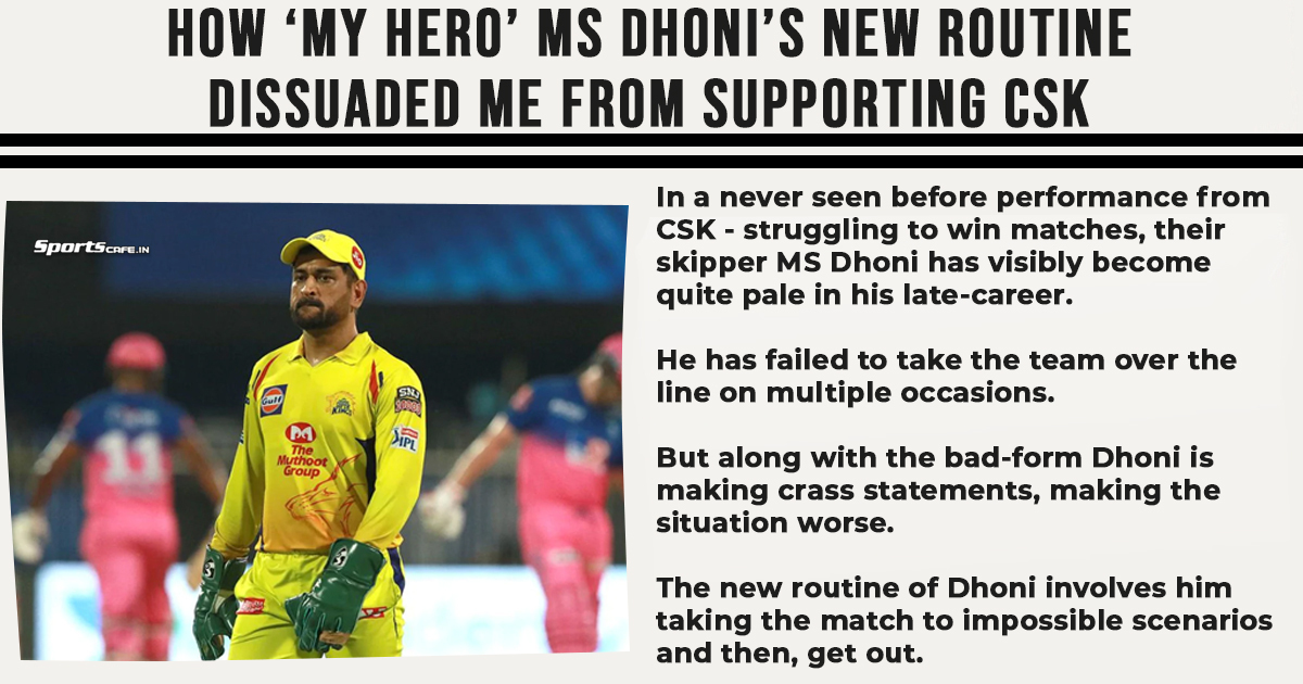 Satire Saturday | How ‘My hero’ MS Dhoni’s new routine dissuaded me from supporting CSK 