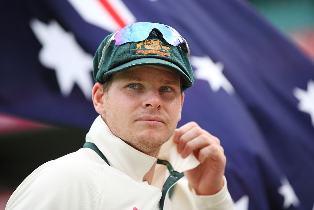 Steve Smith breaks down during press conference after returning to Australia