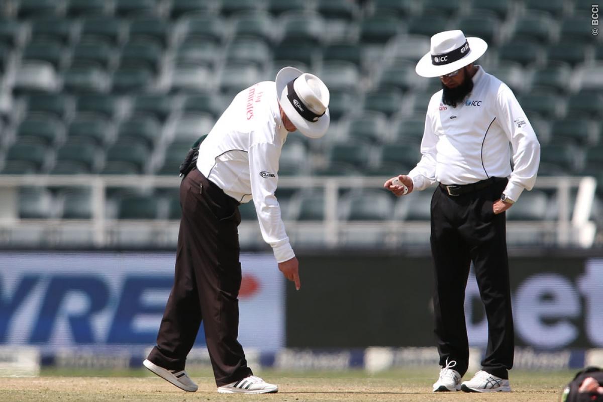 VIDEO | Umpire hides ball in pocket to halt game for long as players keep on searching around