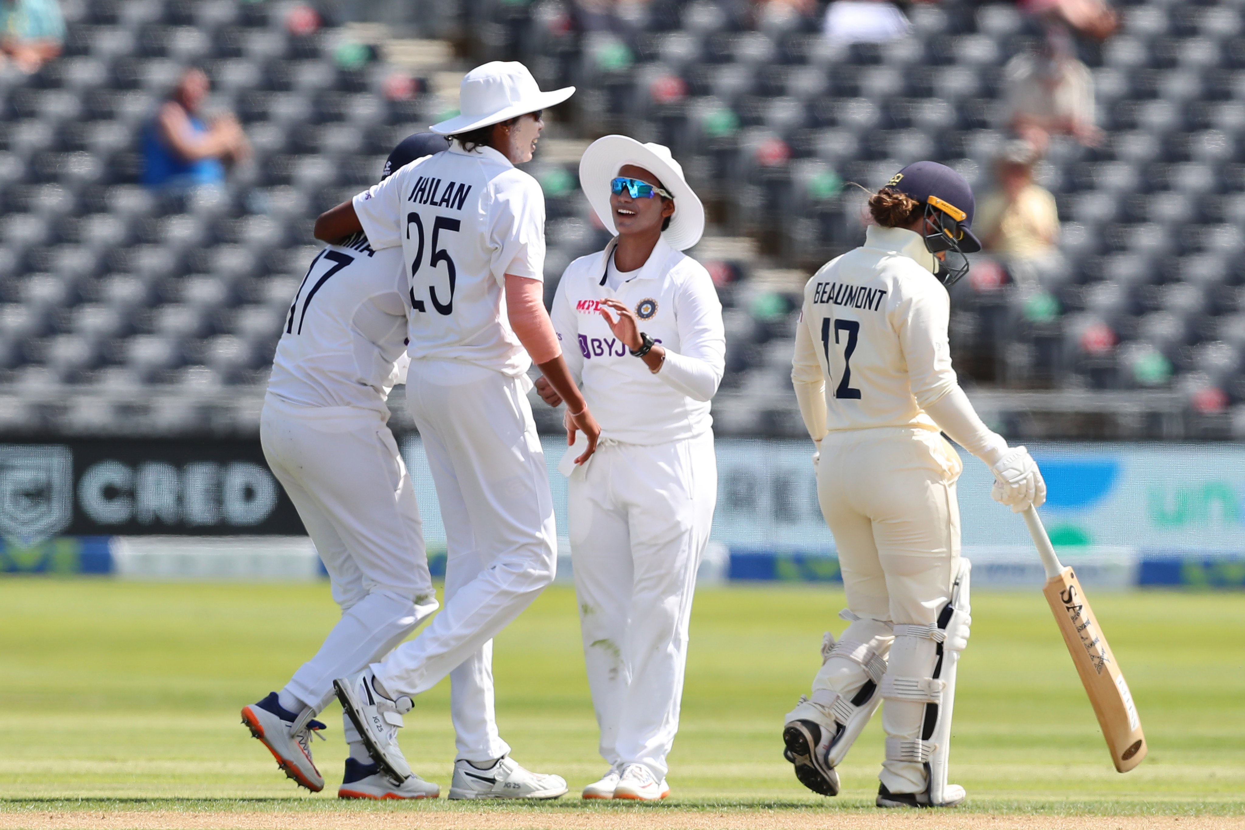 Debutants Sneh Rana, Deepti Sharma star as India spin web around England to mark Test return