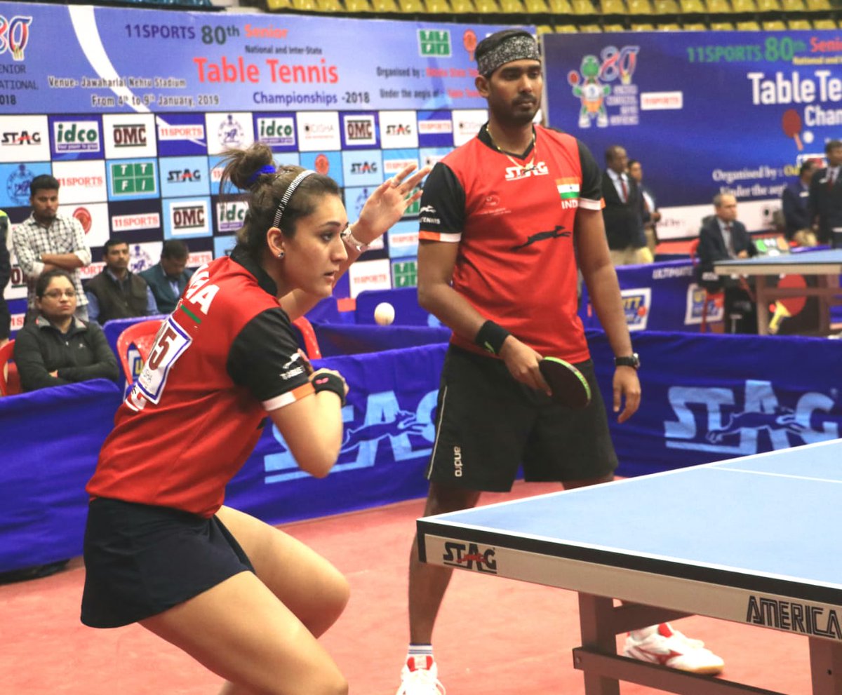National Table Tennis Championship | Sharath Kamal and Manika Batra win 3-1 to clinch gold
