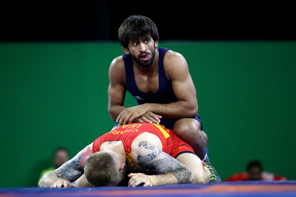 Matteo Pellicone Wrestling Event 2021 | Bajrang Punia strikes gold to defend title
