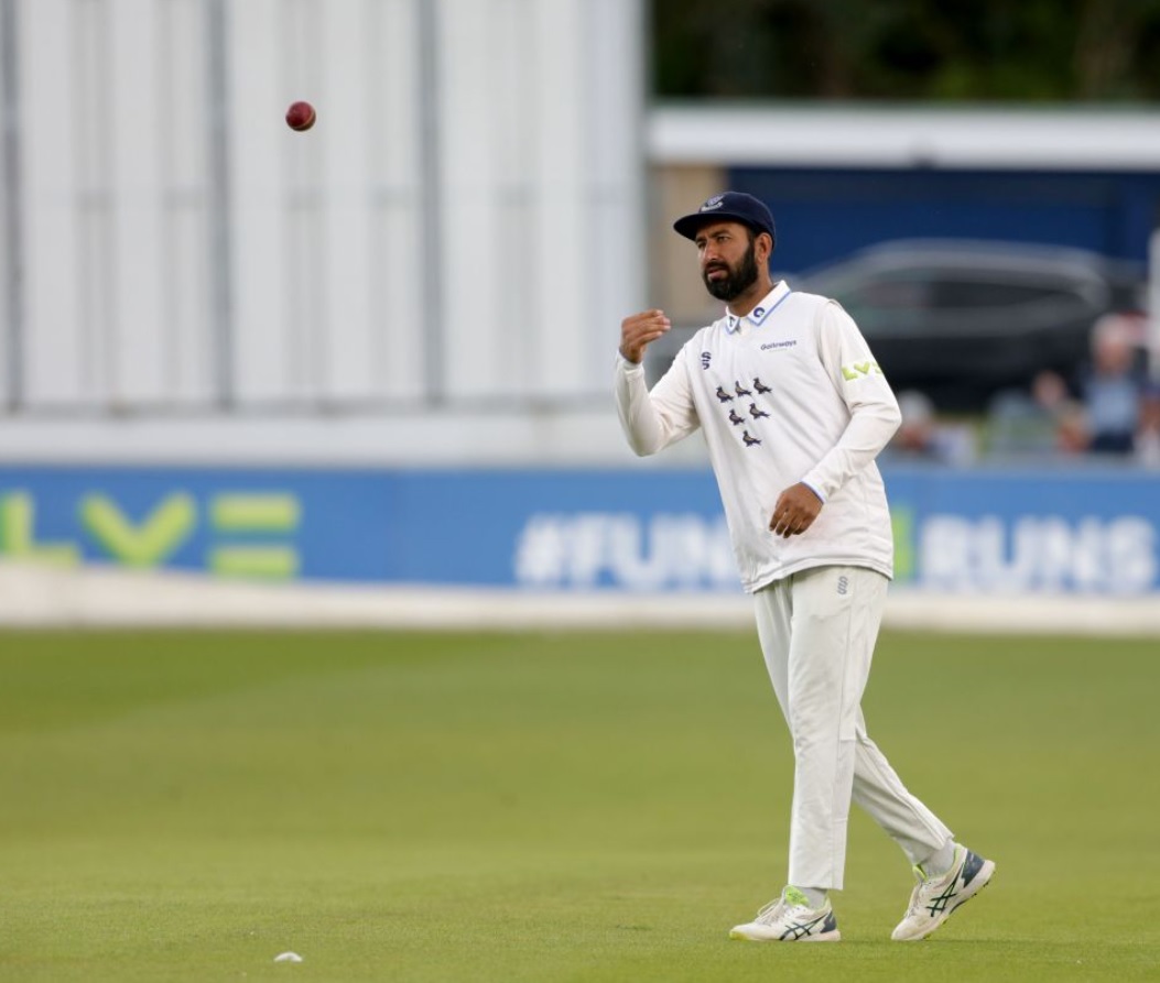 County Championship | Cheteshwar Pujara notches hundred on captaincy debut for Sussex