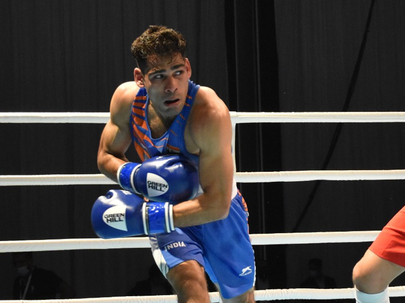 2021 Men's National Boxing Championship | Mohammed Hussamuddin enters quarter-final with dominating win
