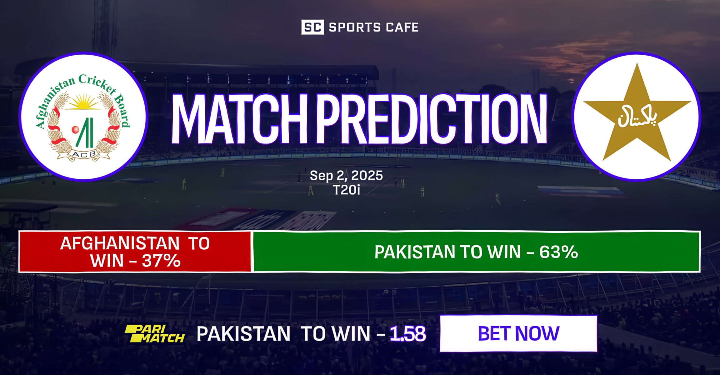 Pakistan vs Afghanistan