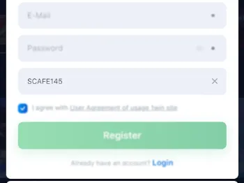 Skärmdump av 1win promo code aktiveringsfält
