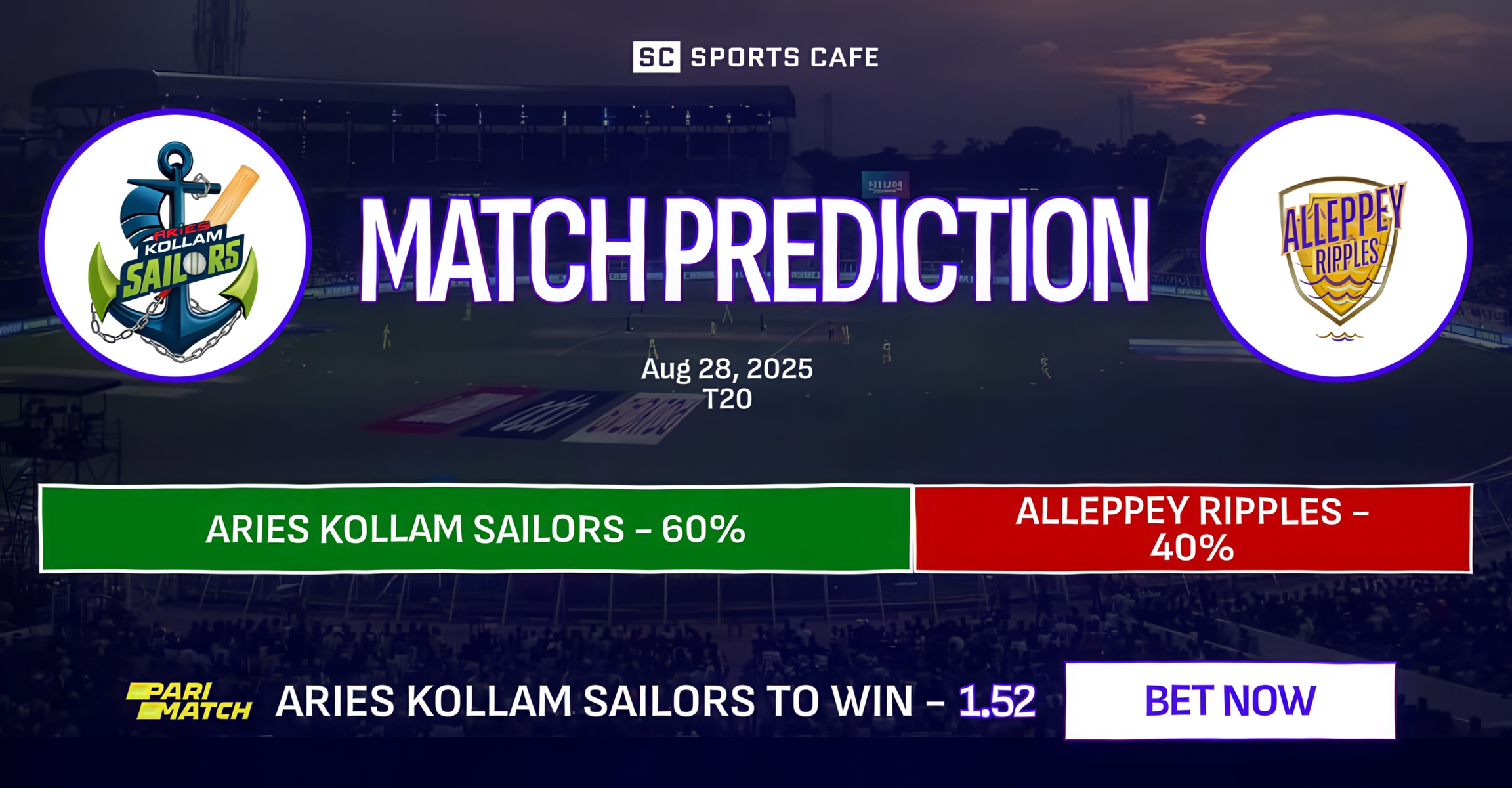 Aries Kollam Sailors vs Alleppey Ripples