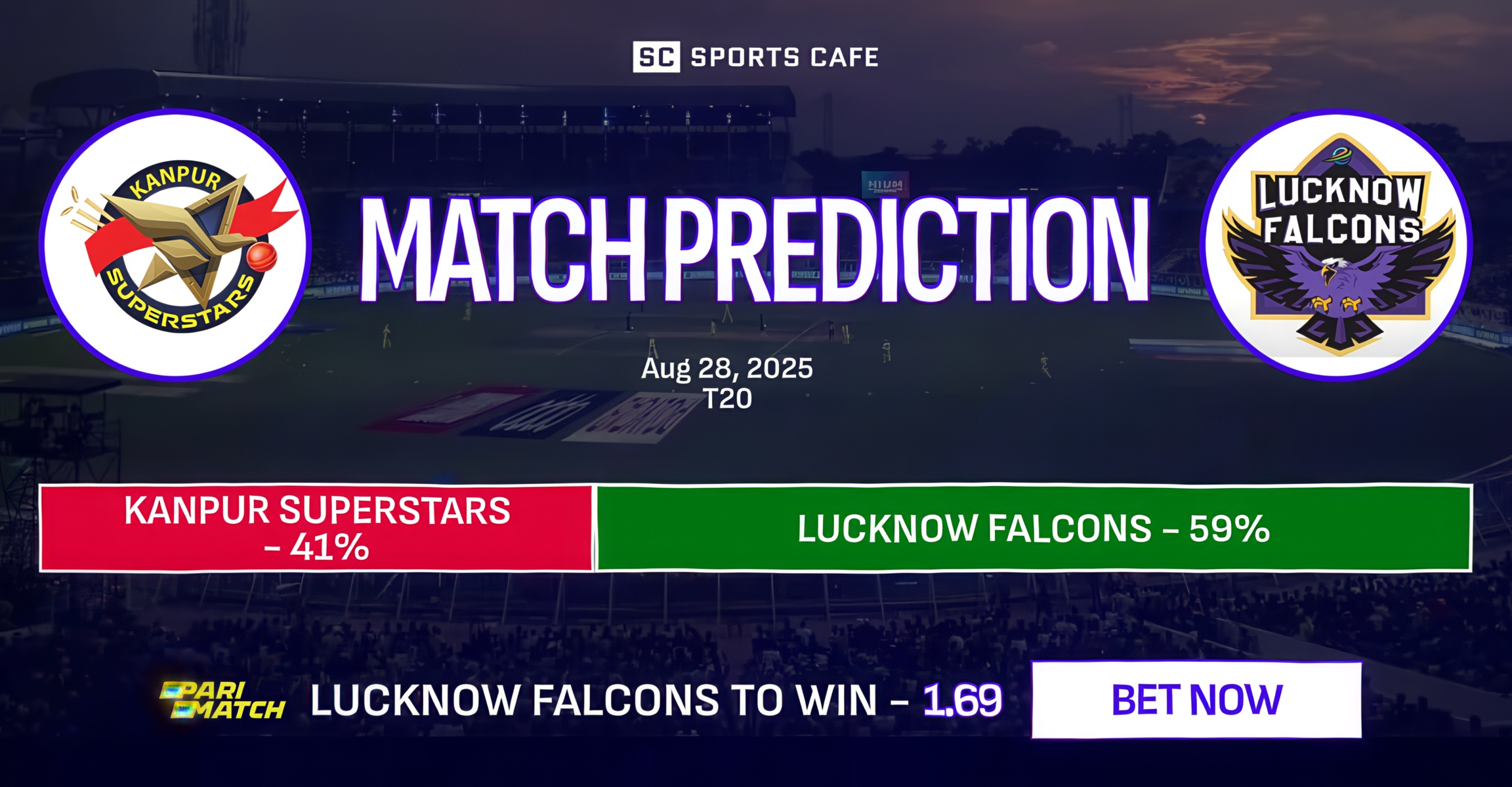 Kanpur Superstars vs Lucknow Falcons