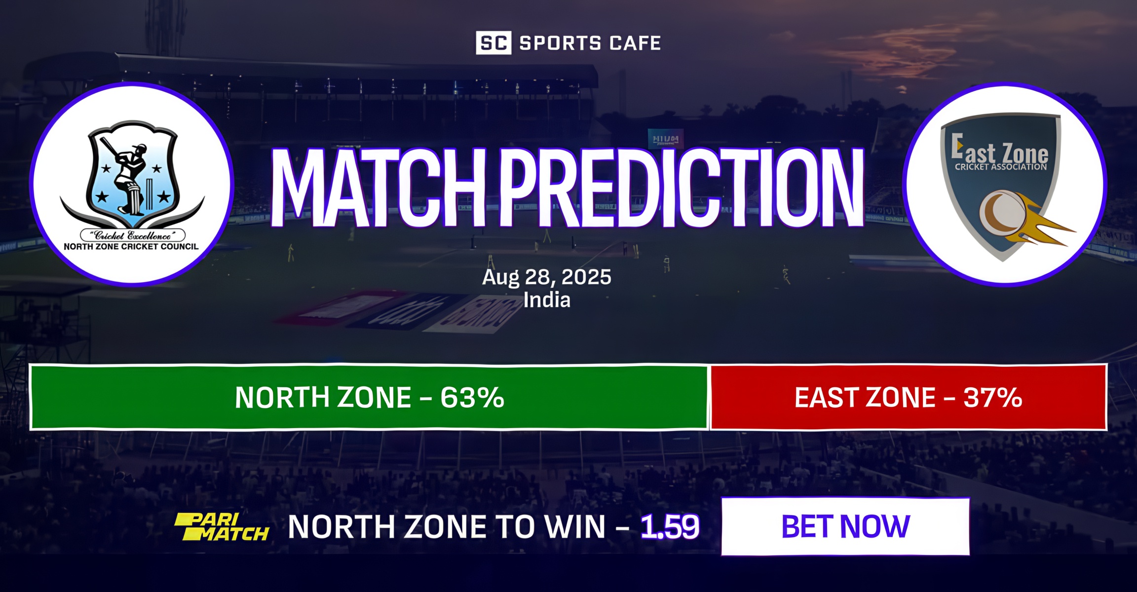 North Zone vs East Zone
